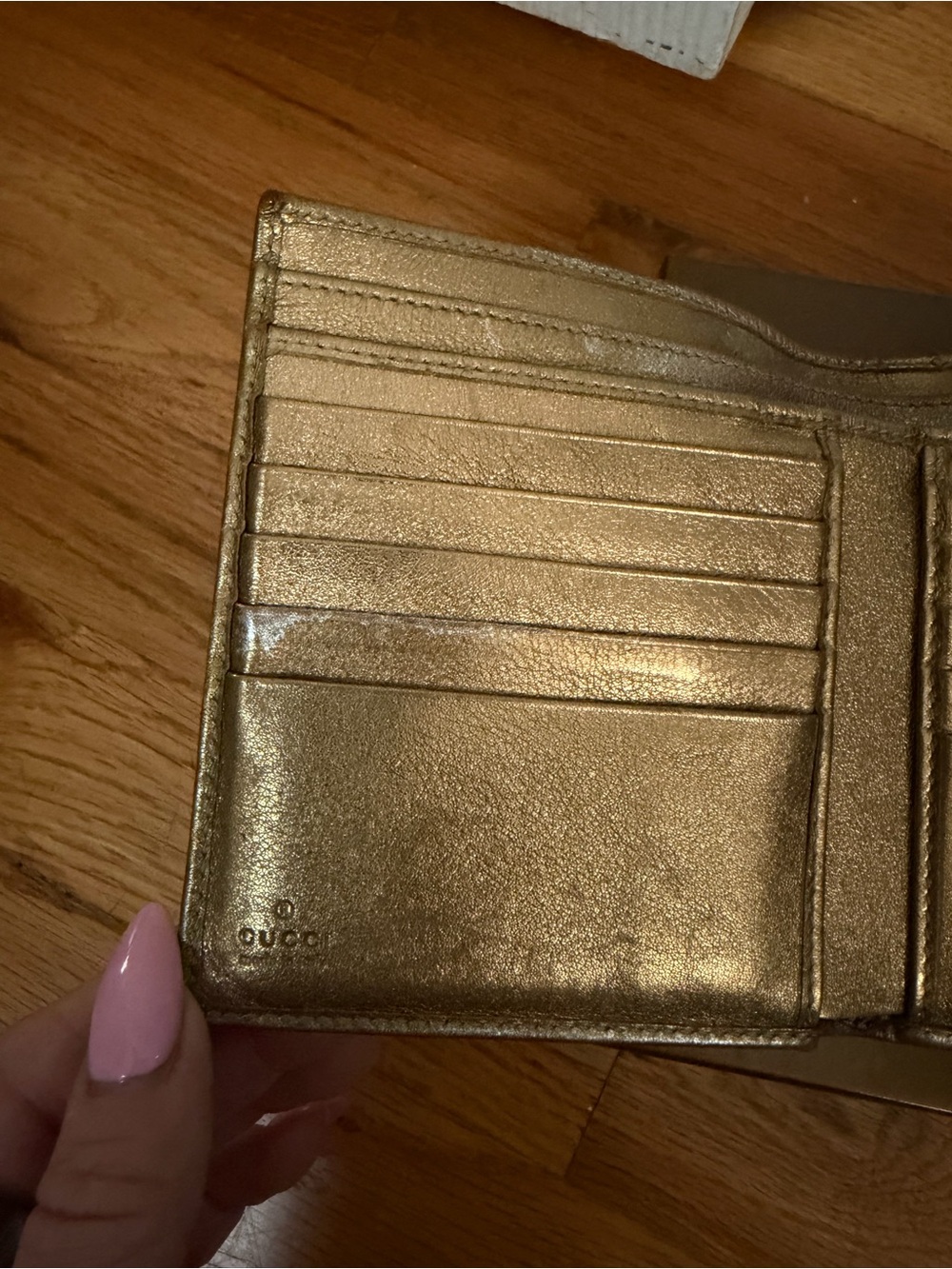 Vintage Gucci Abbey D-Ring Compact Wallet with Box - Picture 8 of 12